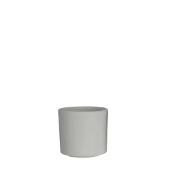 Mica Decorations bloempot Era licht grijs D 7 H 7 cm