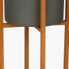 Mica Decorations bloempot Era mat donkergrijs D 28 H 26 cm