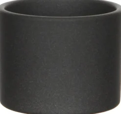 Mica Decorations bloempot Era donker grijs D 12 H 10 cm