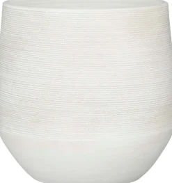 Mica Decorations bloempot Evora wit D 37 H 34 cm