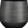 Mica Decorations bloempot Evora zwart D 30 H 28 cm