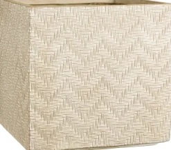 Mica Decorations bloempot Falun crème 37 x 37 x 35,5 cm