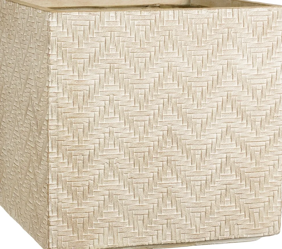 Mica Decorations bloempot Falun crème 52 x 52 x 51 cm
