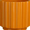 Mica Decorations bloempot Gama oranje D 18 H 16,5 cm