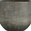 Mica Decorations bloempot Giovanni grijs D 29 H 25 cm