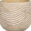 Mica Decorations bloempot Hendrick crème D 17 H 14 cm
