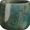 Mica Decorations bloempot Hugo blauw D 19 H 17 cm