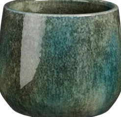 Mica Decorations bloempot Hugo blauw D 19 H 17 cm