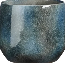 Mica Decorations bloempot Hugo blauw D 22 H 21 cm