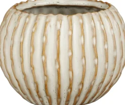 Mica Decorations bloempot Jovi wit D 12,5 H 9,5 cm