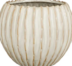 Mica Decorations bloempot Jovi wit D 19 H 15,5 cm