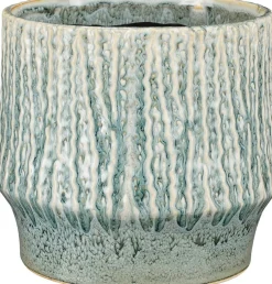 Mica Decorations bloempot Lanny blauw D 21 H 18,5 cm