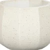 Mica Decorations bloempot Lennart crème D 12 H 9 cm