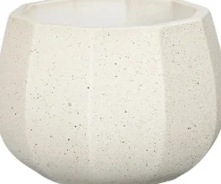 Mica Decorations bloempot Lennart crème D 12 H 9 cm