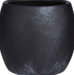 Mica Decorations bloempot Lester zwart D 20 H 18 cm