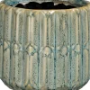 Mica Decorations bloempot Lionel blauw D 11,5 H 10,5 cm