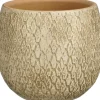 Mica Decorations bloempot Madeira crème D 16 H 16 cm