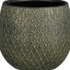 Mica Decorations bloempot Madeira groen D 18 H 18 cm
