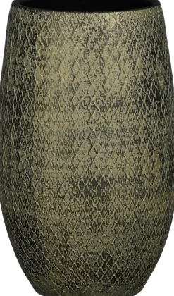 Mica Decorations bloempot Madeira groen D 30 H 50 cm