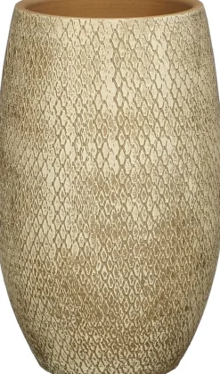 Mica Decorations bloempot Madeira crème D 30 H 50 cm