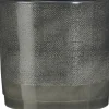 Mica Decorations bloempot Maxim antraciet D 27 H 25,5 cm