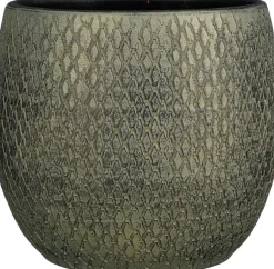 Mica Decorations bloempot Madeira groen D 28 H 28 cm