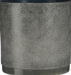 Mica Decorations bloempot Maxim antraciet D 21,5 H 20 cm