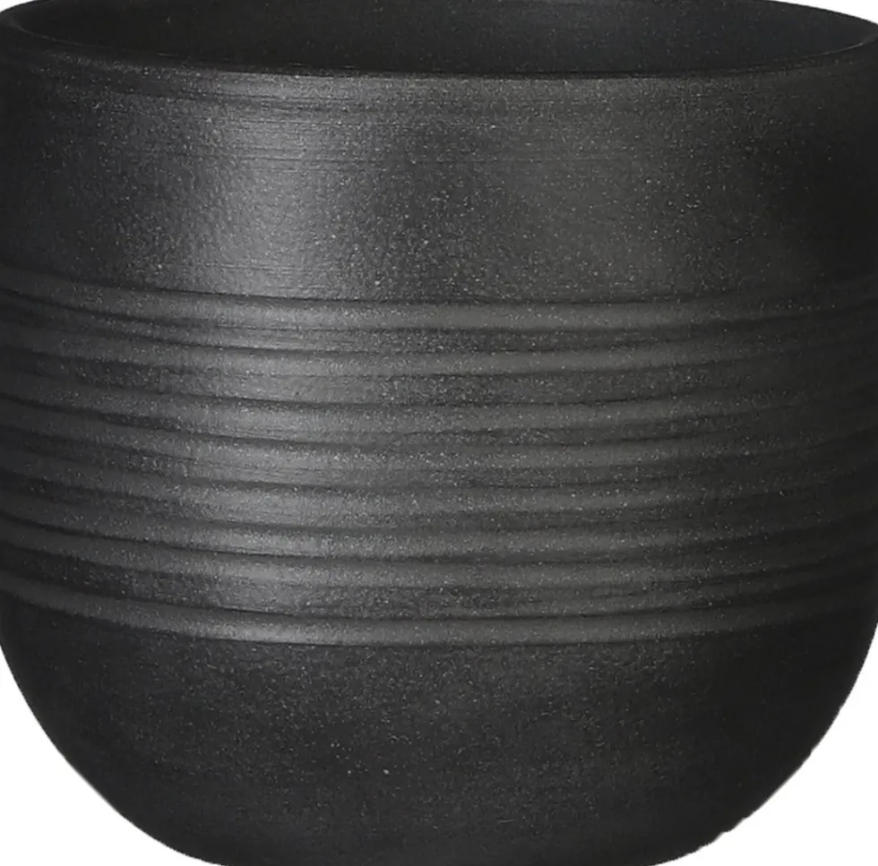 Mica Decorations bloempot Nora grijs D 16 H 15 cm