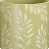 Mica Decorations bloempot Noelle groen D 14 H 12,5 cm