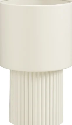 Mica Decorations bloempot op voet Lux wit D 23 H 36 cm