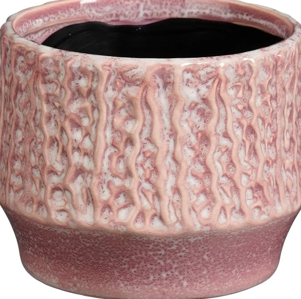 Mica Decorations bloempot op voet Lanny roze D 11 H 8,5 cm