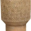 Mica Decorations bloempot op voet Bruce bruin D 35,5 H 42cm