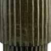 Mica Decorations bloempot op voet Sorrento groen D 45 H 68 cm