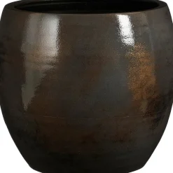Mica Decorations bloempot Pescara brons D 35 H 31 cm