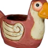 Mica Decorations bloempot Pico pelikaan rood 20,5 x 11,5 x 15,5 cm