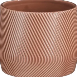 Mica Decorations bloempot Roma terracotta D 13,5 H 11 cm