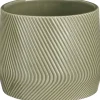 Mica Decorations bloempot Roma groen D 15,5 H 12,5 cm