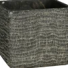 Mica Decorations bloempot Siri grijs 17,5 x 17,5 x 16 cm