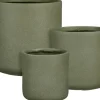 Mica Decorations bloempot Siesta groen D 37 H 37 cm