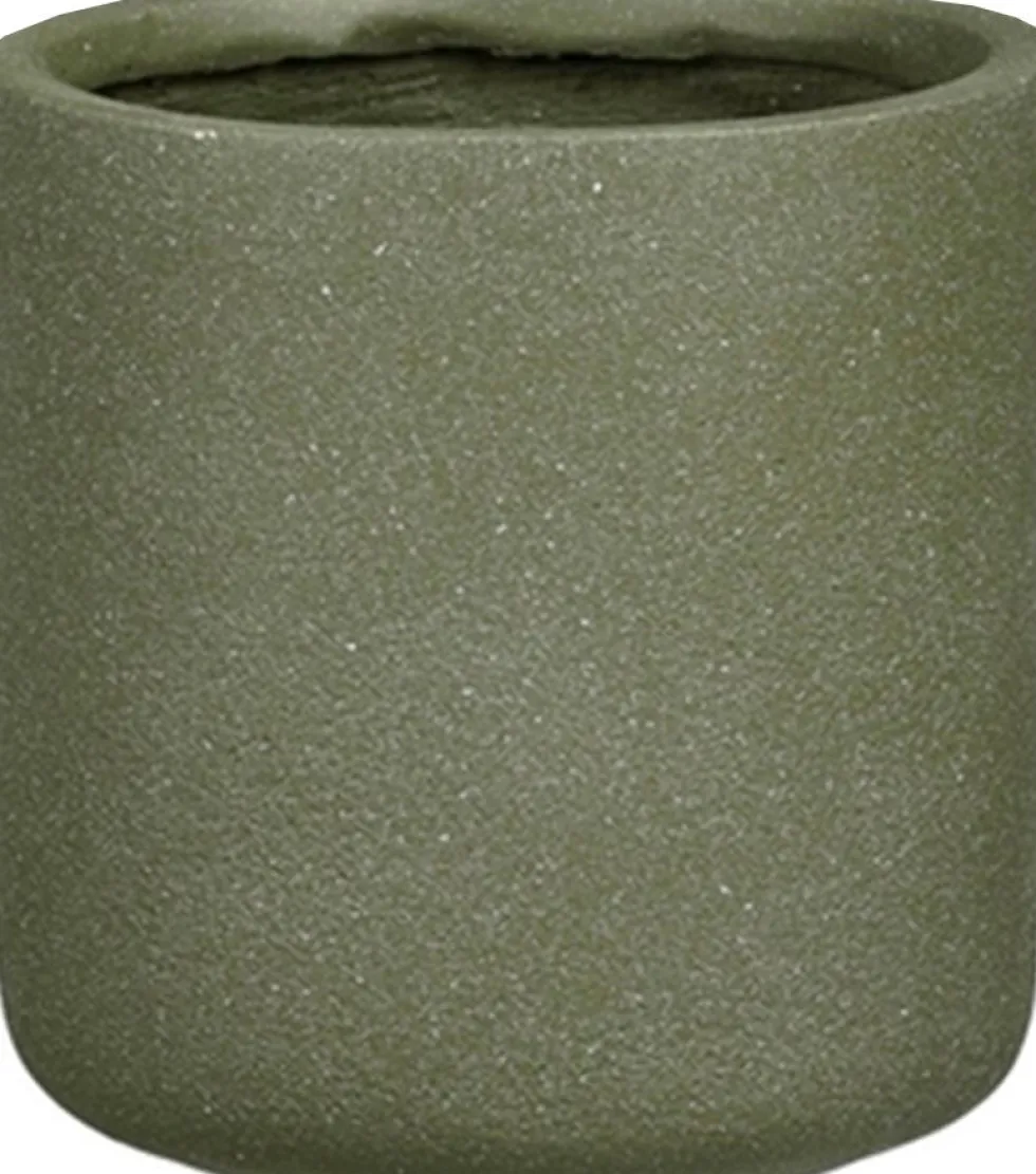 Mica Decorations bloempot Siesta groen D 37 H 37 cm