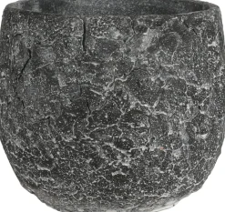 Mica Decorations bloempot Thomas grijs D 15 H 12,5 cm