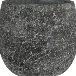 Mica Decorations bloempot Thomas grijs D 21 H 19 cm