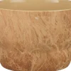 Mica Decorations bloempot Trentino bruin D 22 H 15 cm