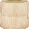 Mica Decorations bloempot Trentino crème D 16 H 13 cm