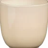Mica Decorations bloempot Tusca beige D 14,5 H 14 cm