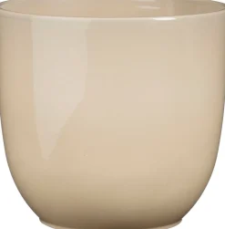 Mica Decorations bloempot Tusca beige D 28 H 25 cm