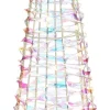 Mica Decorations decoratieboom kegel iriserend met verlichting D 16 H 60 cm