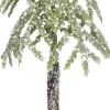 Mica Decorations decoratieboom besneeuwd beige D 7 H 36 cm