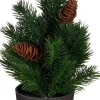 Mica Decorations decoratieboom Ivo dennenappel groen D 7,5 H 24 cm