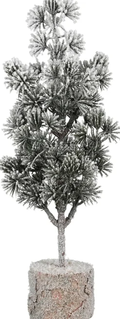 Mica Decorations decoratieboom besneeuwd groen D 8 H 24 cm